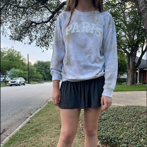 Fifth Sun sweatshirt tan and white tie dye xs but more like a Small